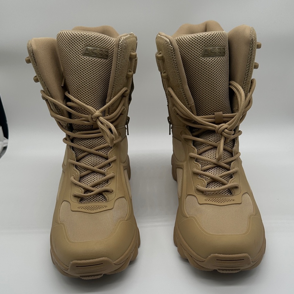 Men's Durable Tan Tactical Boots